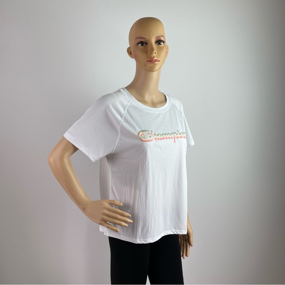 champion White Multicolor Active Tee - Picture 5 of 8